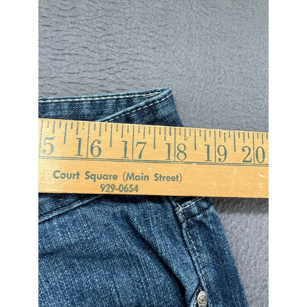 Cassini Jeans Mens 38x32 Blue Medium Wash Straight Leg Denim Pants